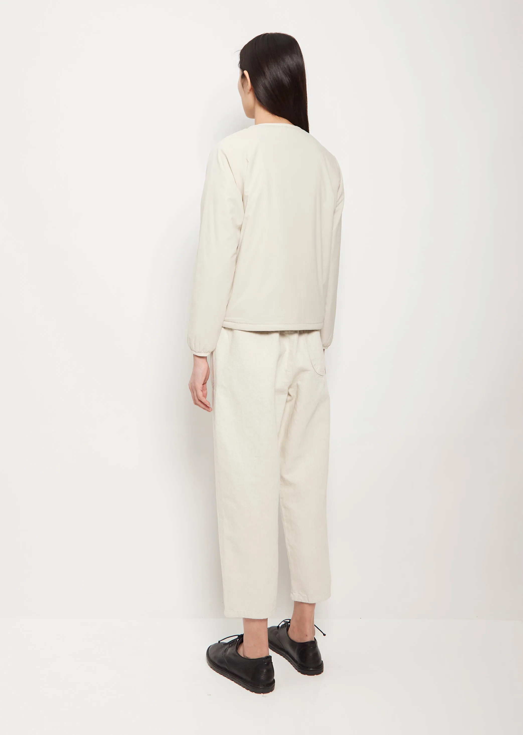 Insulation Nylon Jacket — Ivory