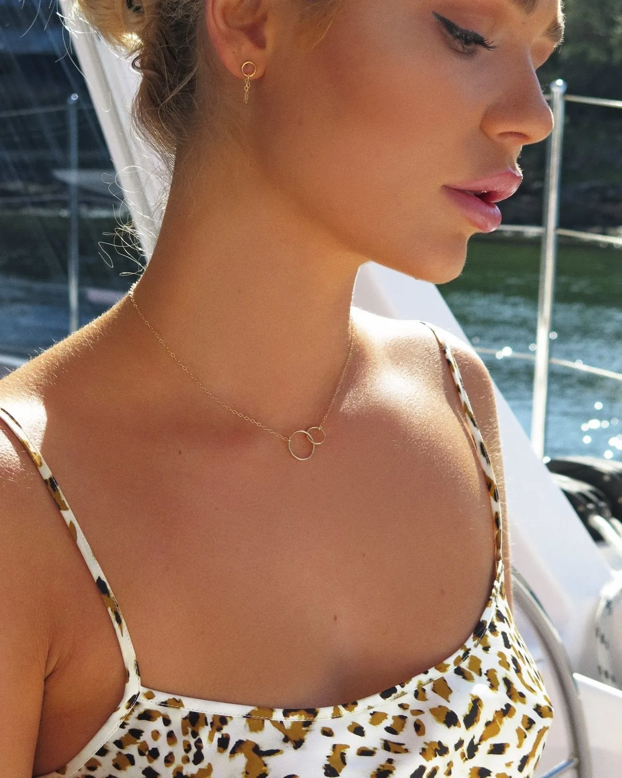 Interlocking Circles Necklace