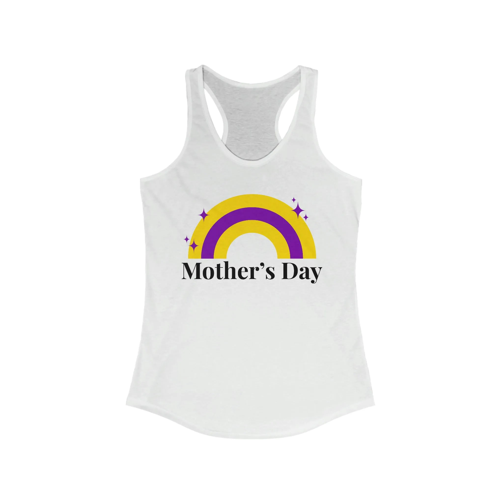 Intersex Pride Flag Mother's Day Ideal Racerback Tank - Mother's Day