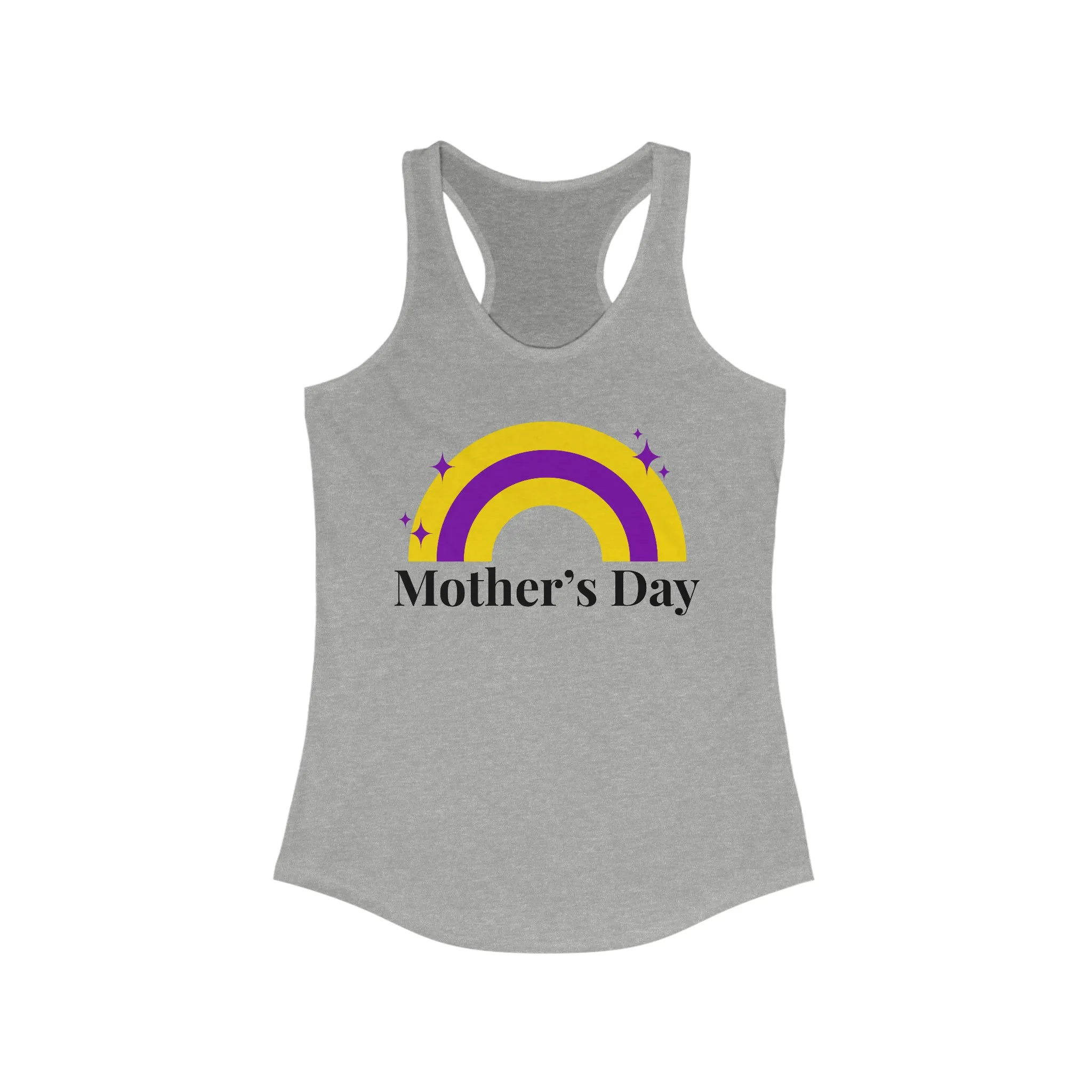 Intersex Pride Flag Mother's Day Ideal Racerback Tank - Mother's Day