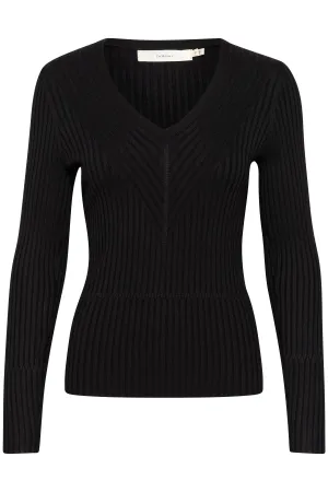 Inwear Jirai Ribbed Knit Jumper In Black