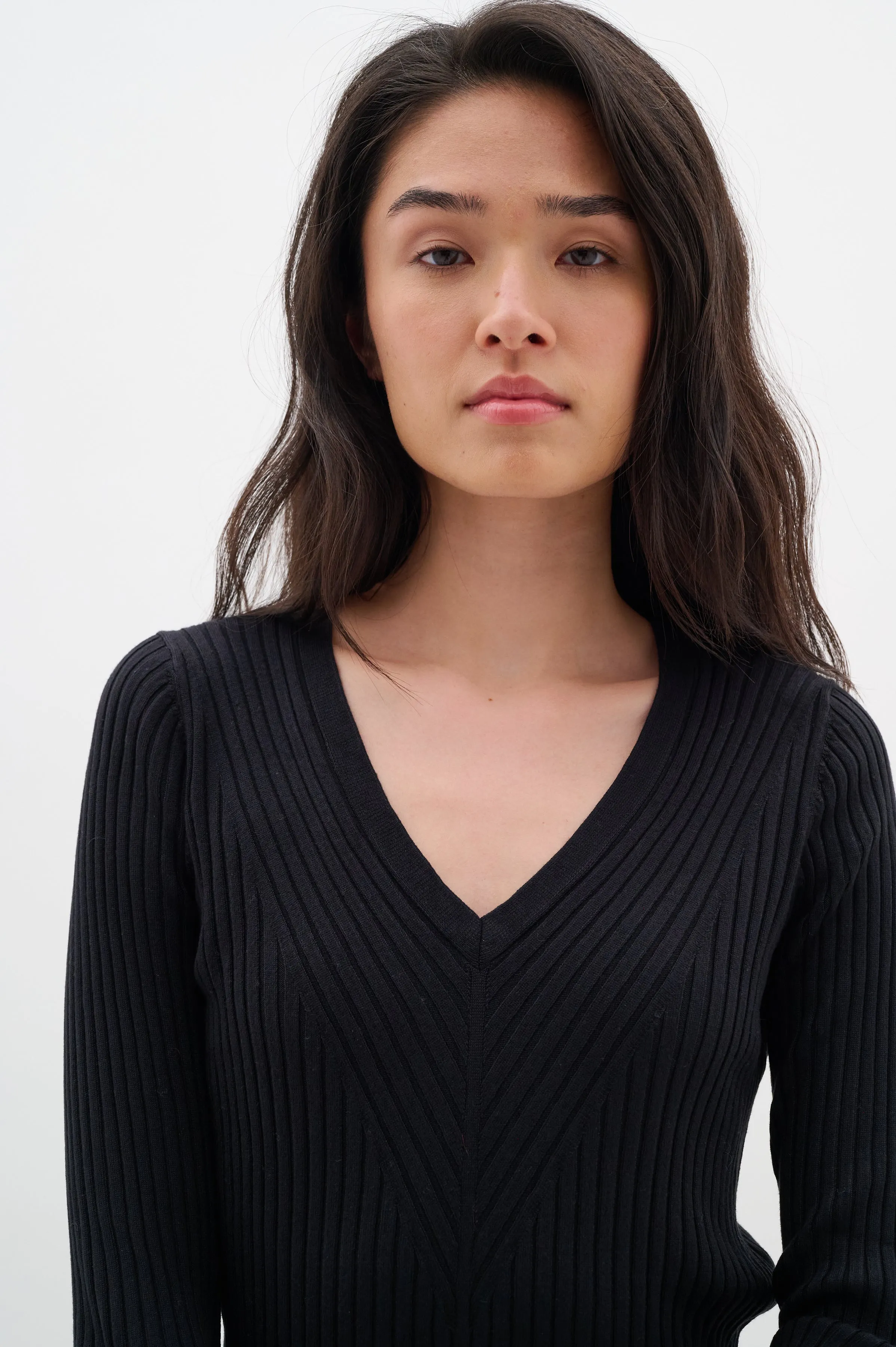 Inwear Jirai Ribbed Knit Jumper In Black