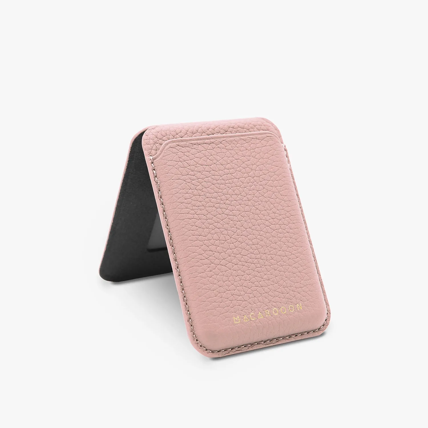 iPhone 15 Plus Leather MagSafe Case   Leather MagSafe Wallet with Stand