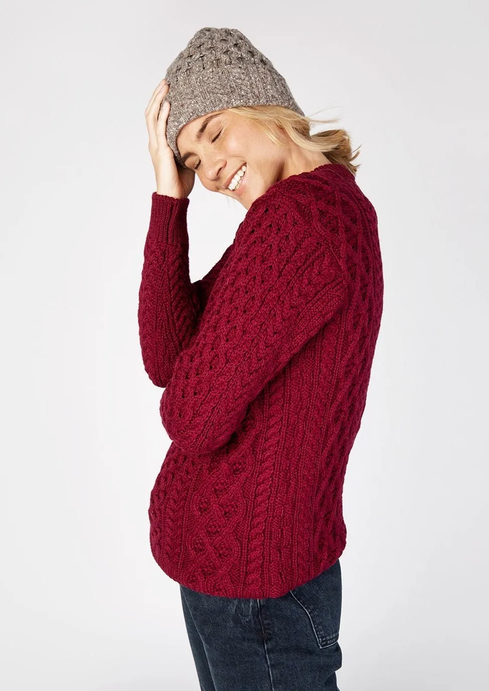 IrelandsEye Luxe Aran Hat | Rocky Ground