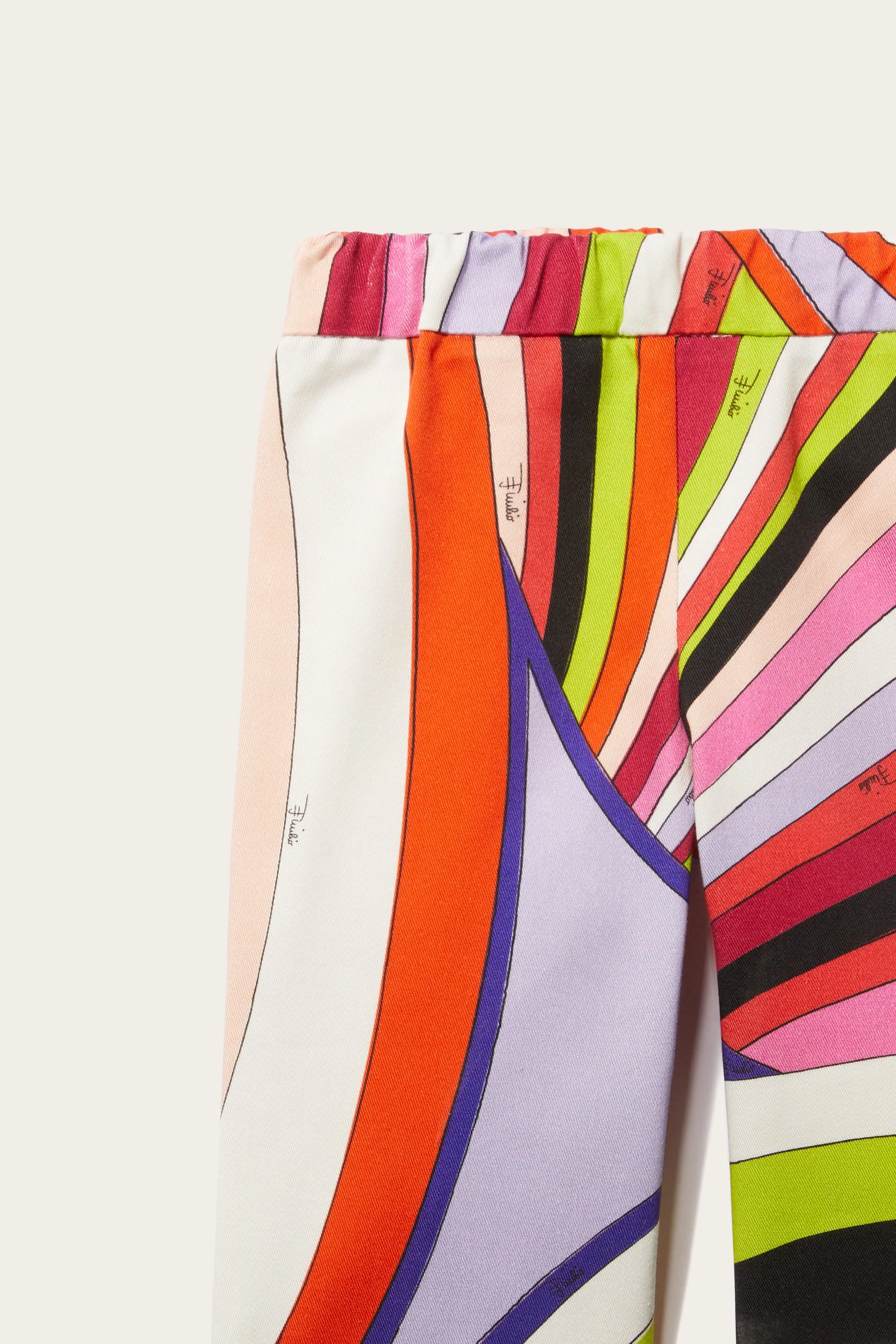 Iride-Print Cotton Trousers