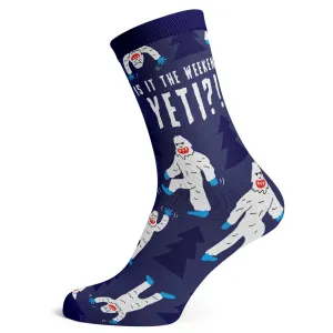 Is It The Weekend Yeti? Socks