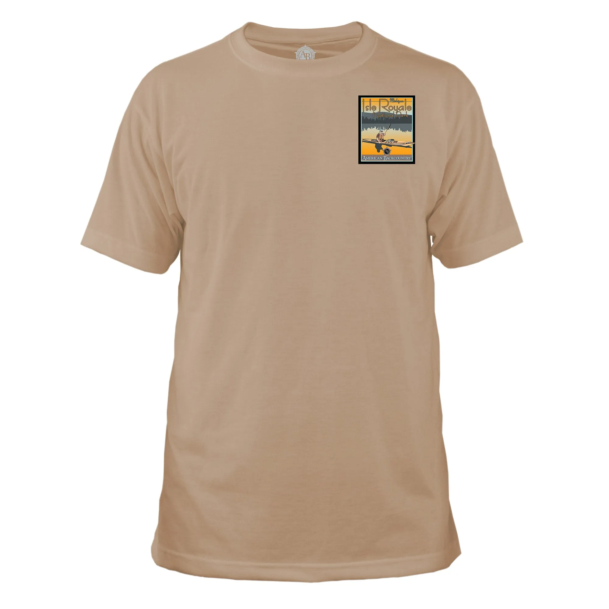 Isle Royale National Park Vintage Destinations Basic Crew T-Shirt
