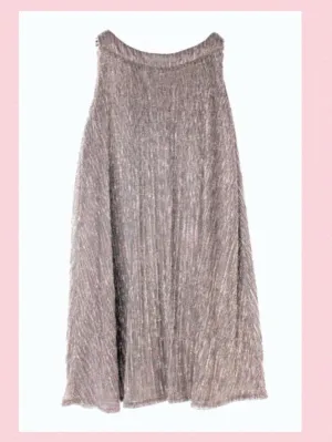 Isobella and Chloe Dazzling Darling Rose Gold Swing Dress
