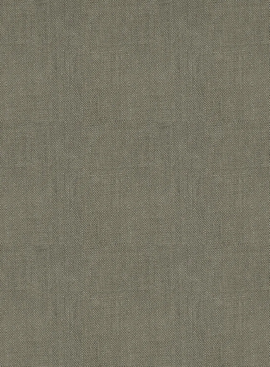 Italian Muted Green Linen Pants