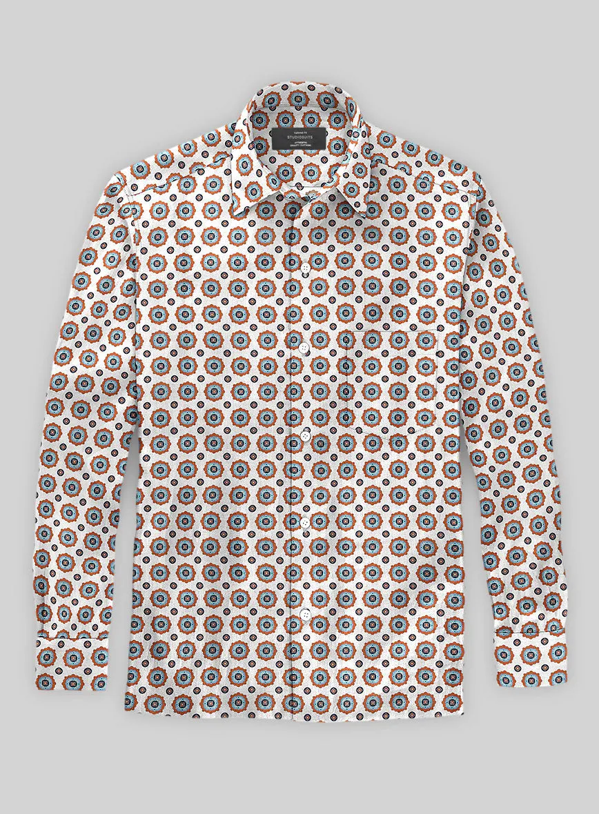Italian Rosetta Summer Linen Shirt