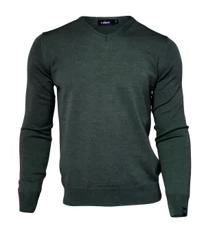 Ivanhoe Men&#x27;s Merino V-Neck Rifle Green | Buy Ivanhoe Men&#x27;s Merino V-Neck Rifle Green here | Outnorth