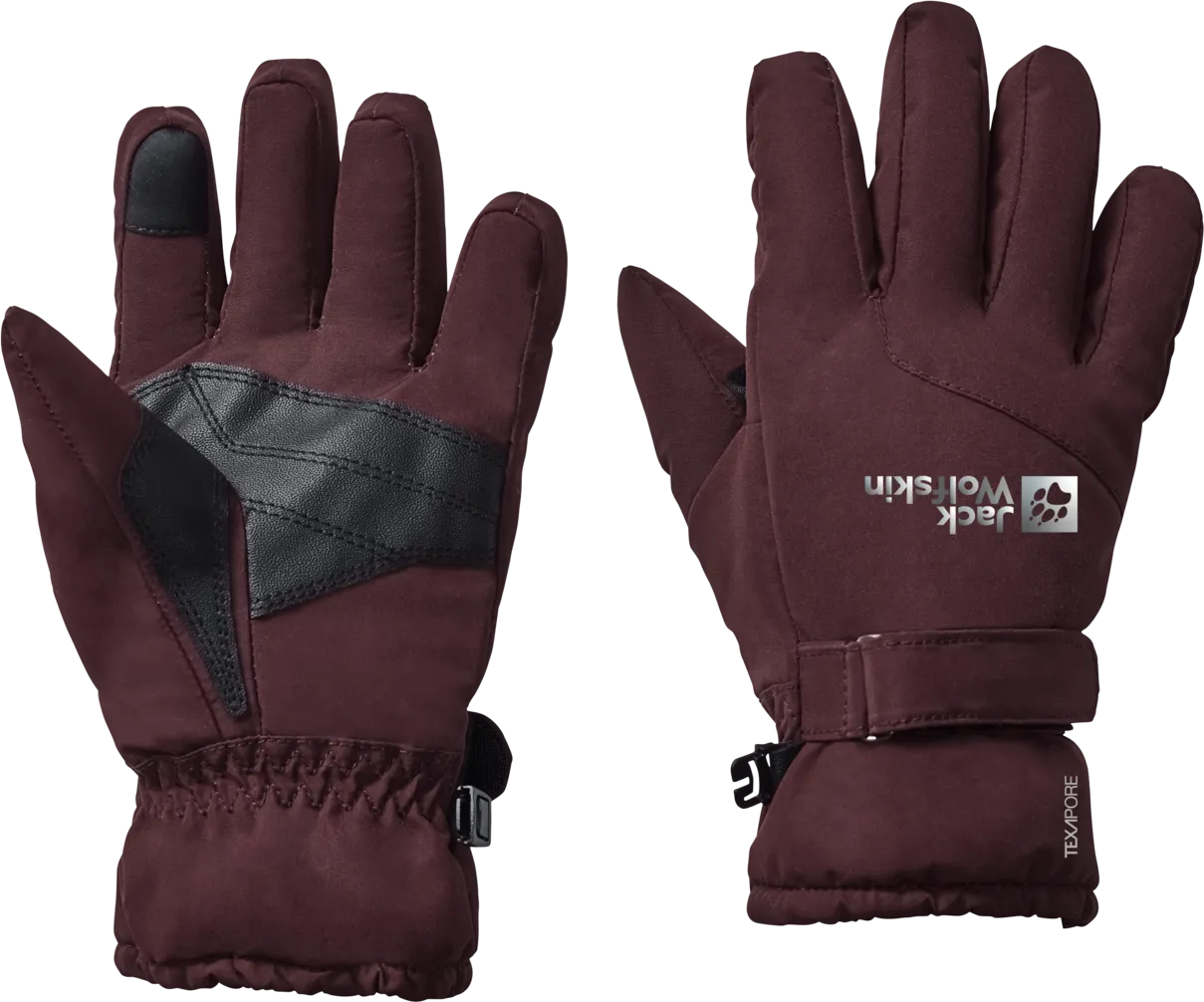 Jack Wolfskin Kids&#x27; 2-Layer Winter Glove Boysenberry | Buy Jack Wolfskin Kids&#x27; 2-Layer Winter Glove Boysenberry here | Outnorth