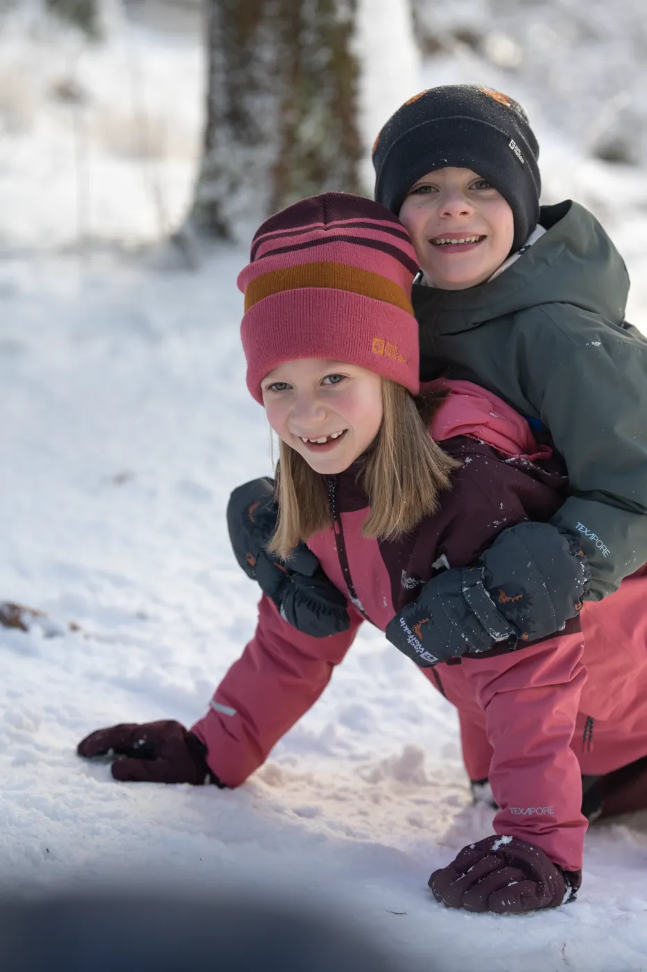 Jack Wolfskin Kids&#x27; 2-Layer Winter Glove Boysenberry | Buy Jack Wolfskin Kids&#x27; 2-Layer Winter Glove Boysenberry here | Outnorth