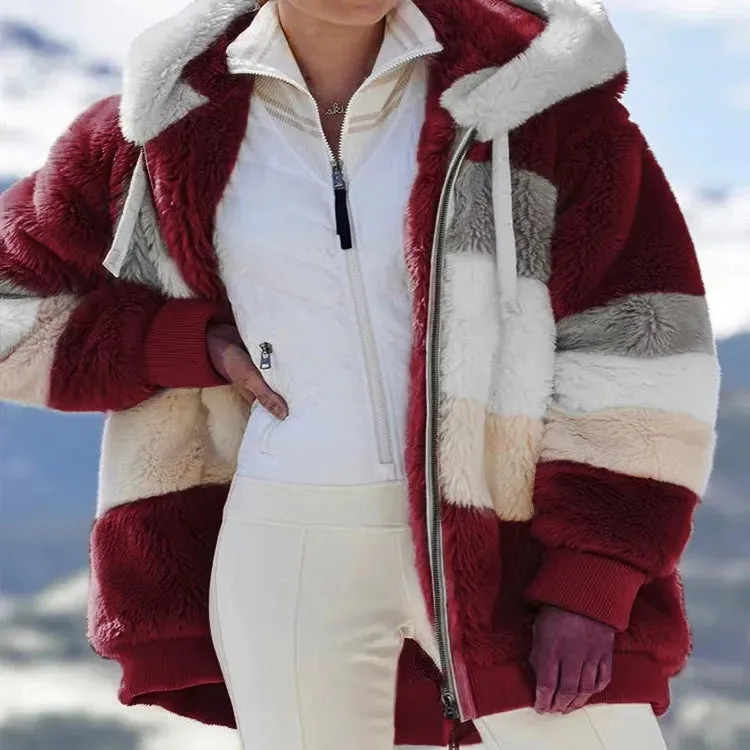 Jacket for Women. Streetwear Loose. Lady Outerwear Coat