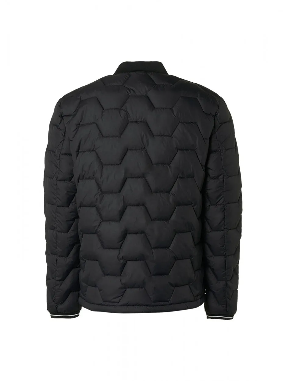 Jacket Short Fit Padded | Black