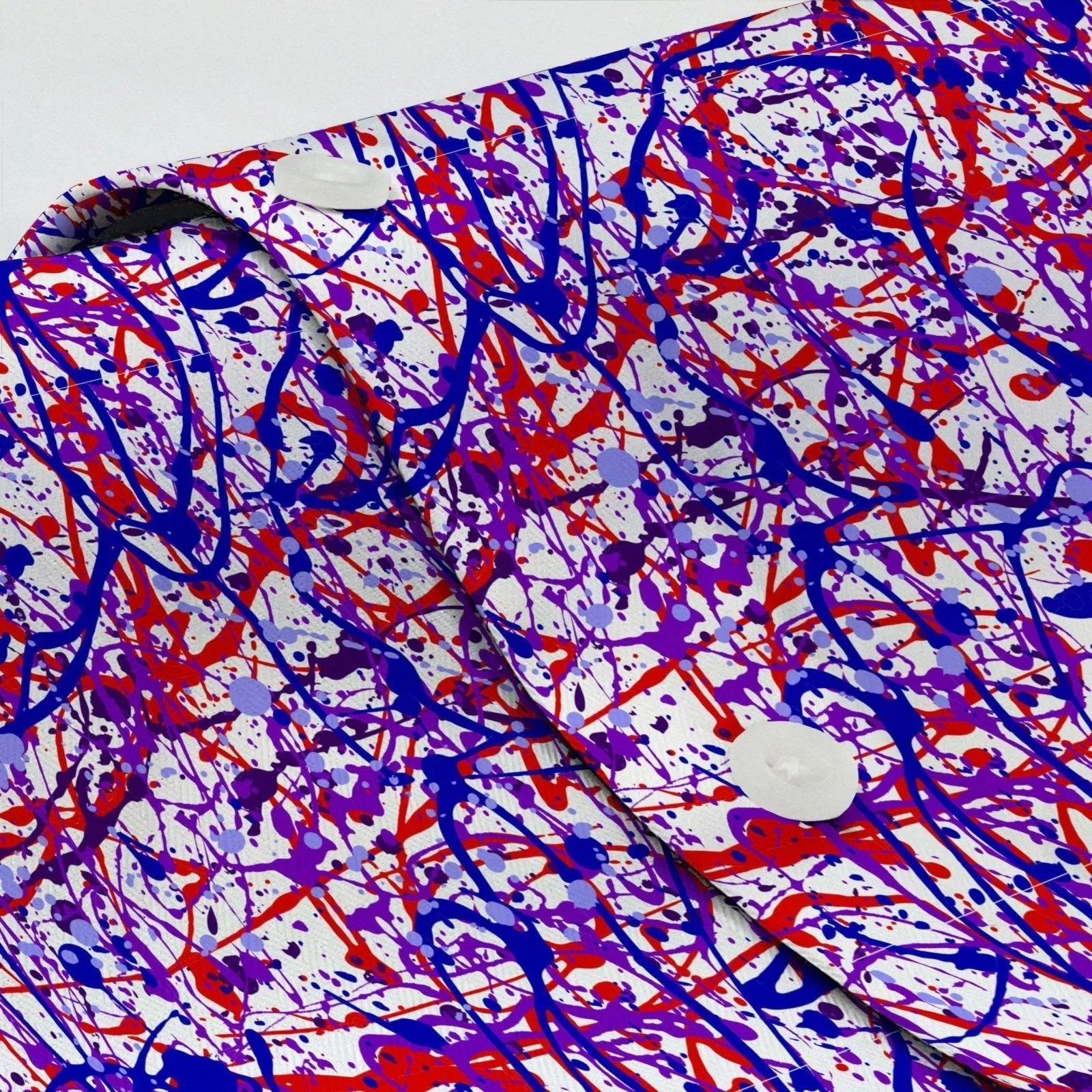 Jackson Pollock Purple Shirt