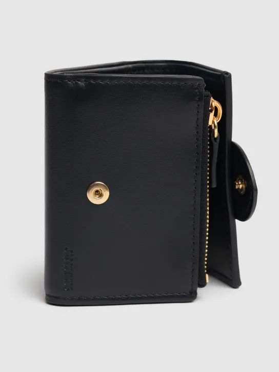 Jacquemus   Le Compact Bambino leather wallet 