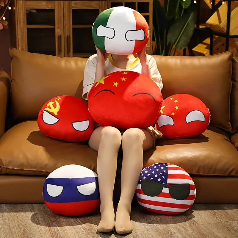 Japanese Charm - Soft Plush Pillow with National Pride
