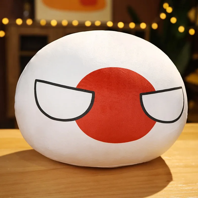 Japanese Charm - Soft Plush Pillow with National Pride