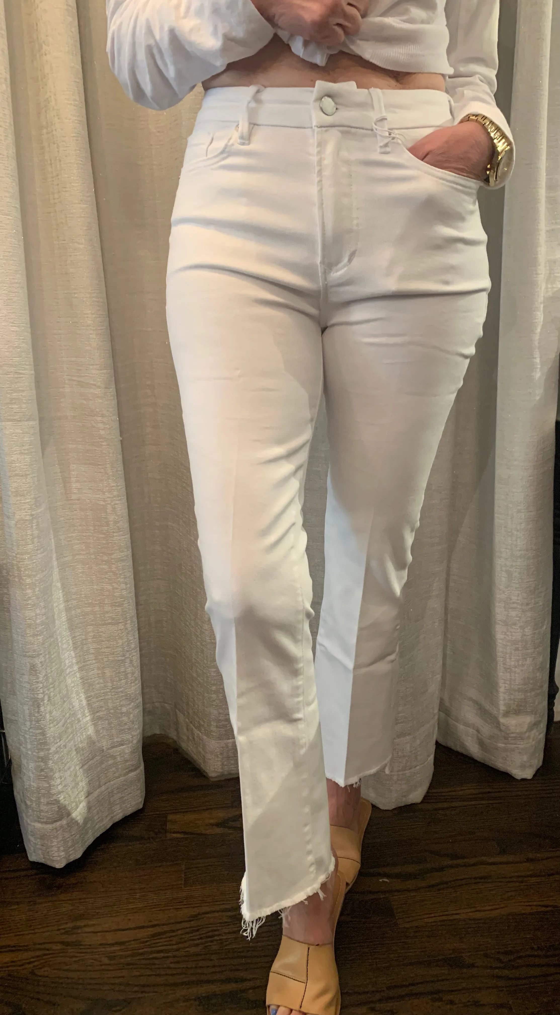 Jeanne Hi Lo Hem Denim *Multiple Colors*