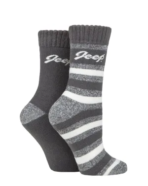 JEEP Women's Thermal Boot Socks 2-Pack