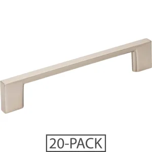 Jeffrey Alexander 128 mm Center-to-Center Square Sutton Cabinet Bar Pull 20-Pack
