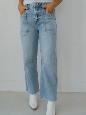 Jessie Super High Rise Barrel Jeans