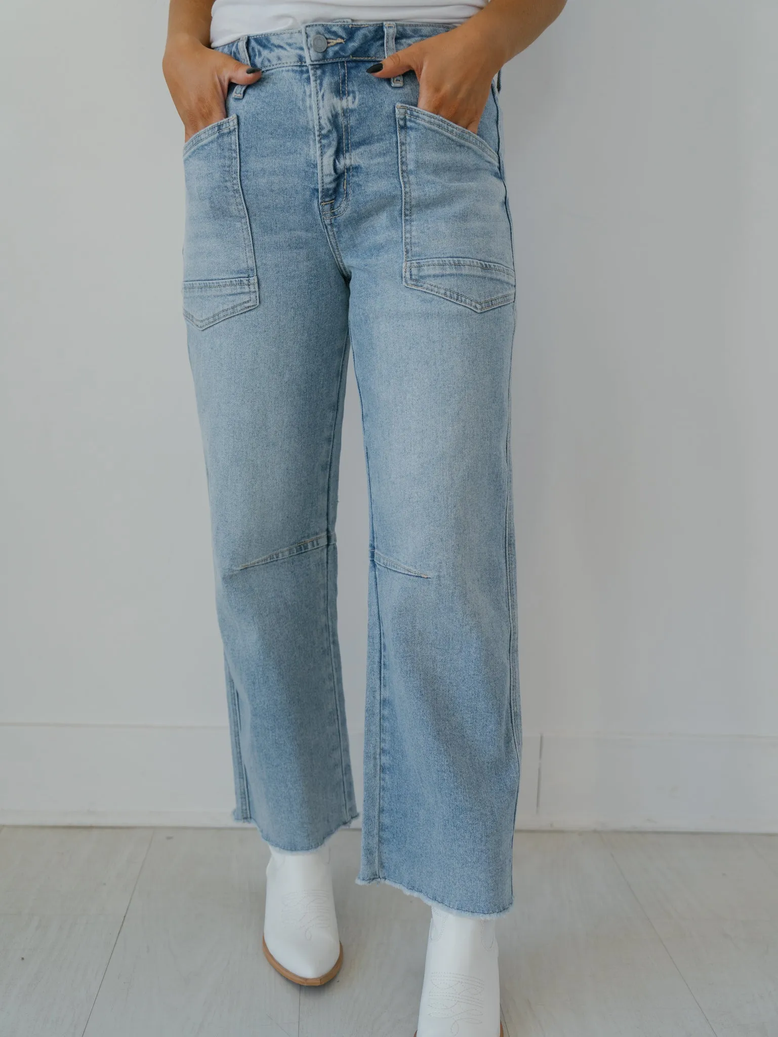 Jessie Super High Rise Barrel Jeans