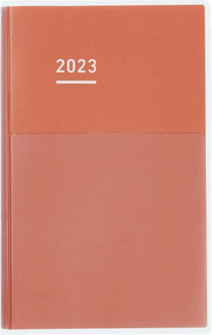Jibun Days 2023 Planner - A5 Slim (Red)