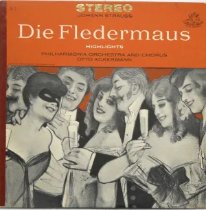 Johann Strauss Jr. - Die Fledermaus Highlights (LP, Album) (VG )