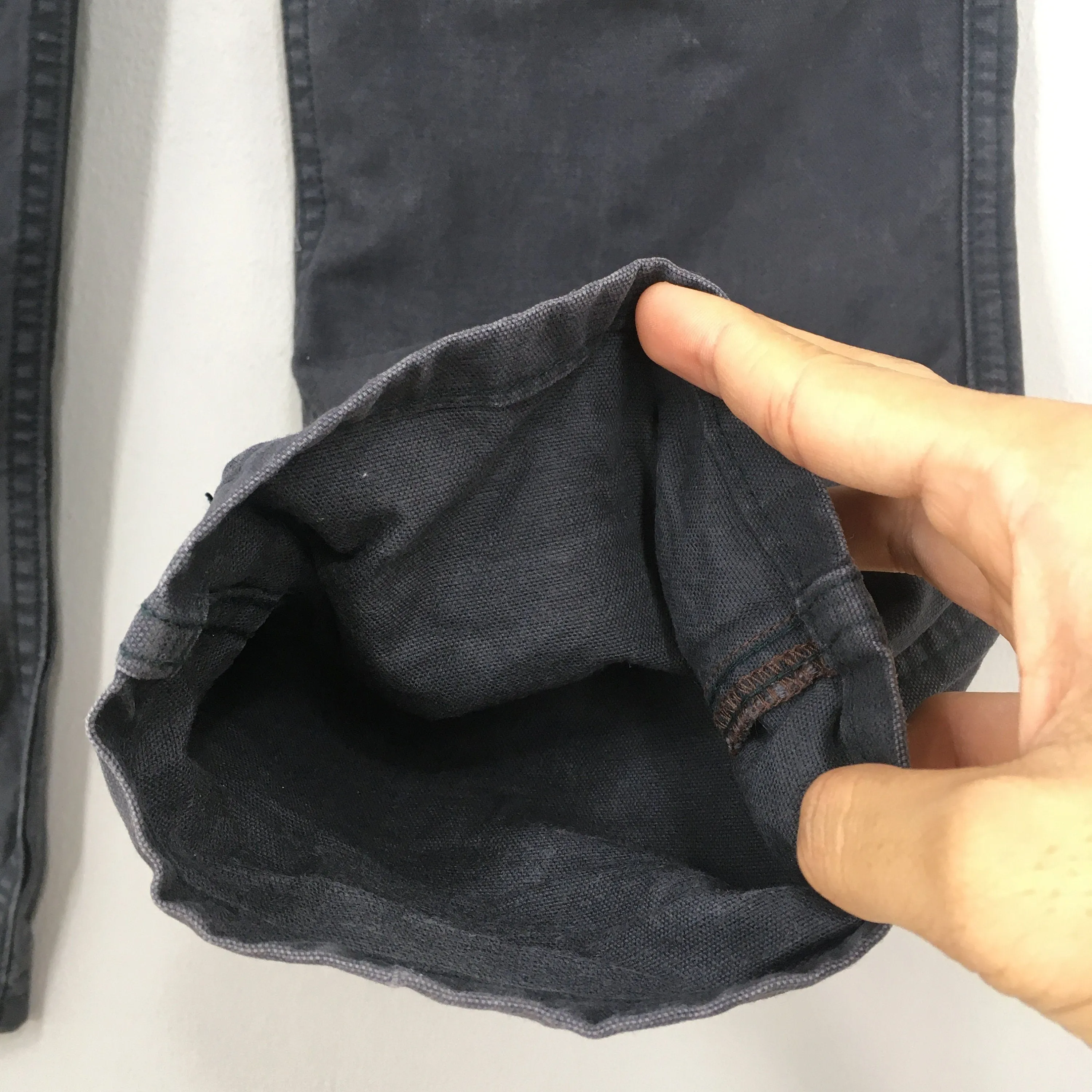 John Bull Japan Denim Cargo Black Pants Size 30x32