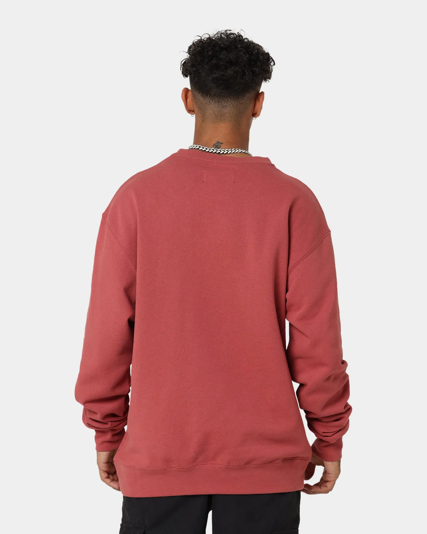 Jordan Statement Essentials Fleece Crewneck Canyon Rust