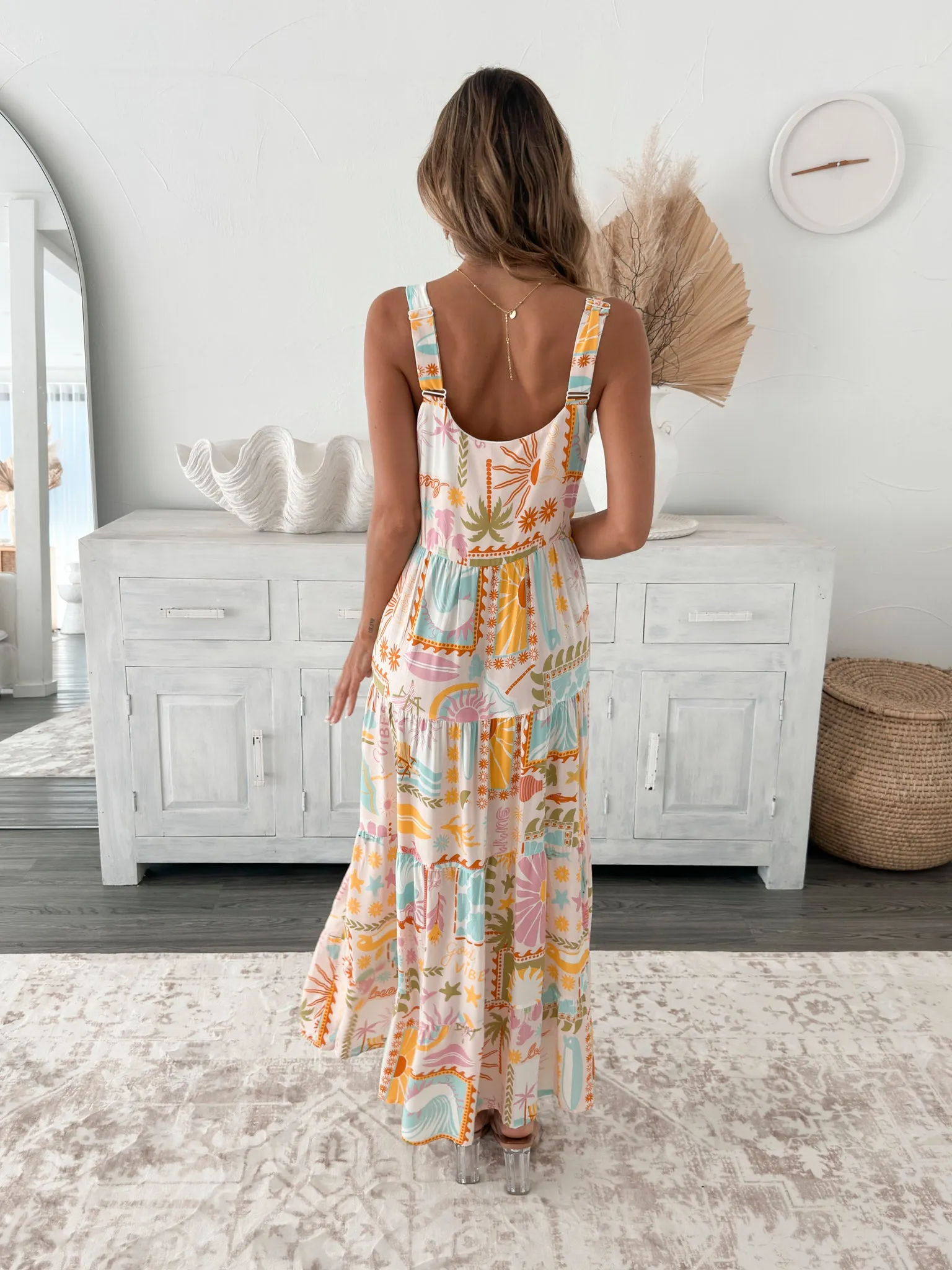 Jorina Dress - Pink Print