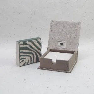 Jungle Safari - Zebra - Note Box and Scratch Pad Refill Set