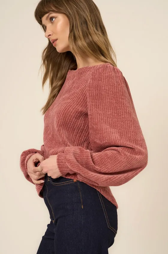 Just Because Chenille Top
