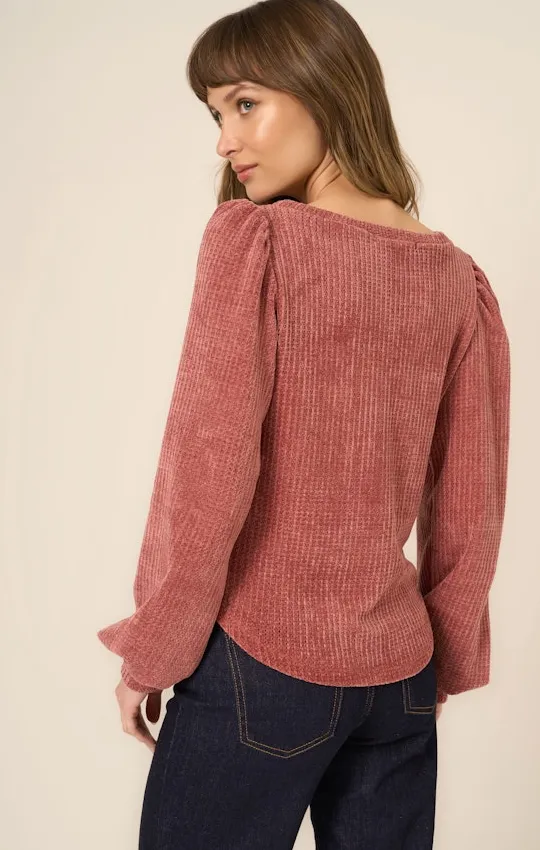 Just Because Chenille Top