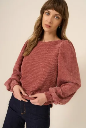 Just Because Chenille Top