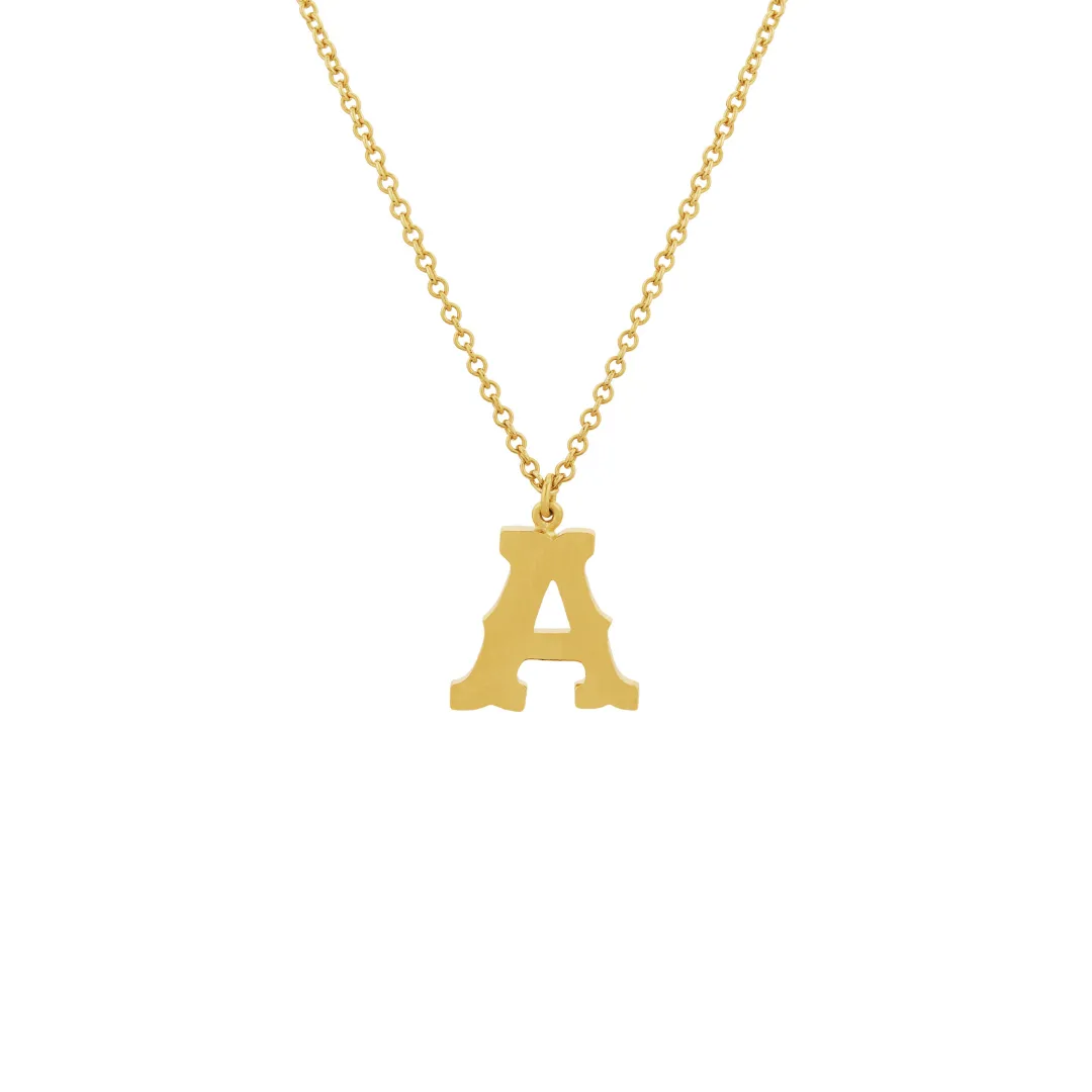 Just My Type Letter A Necklace