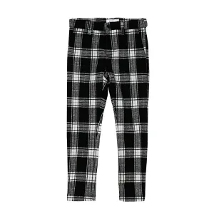 Kai black plaid pants by Motu