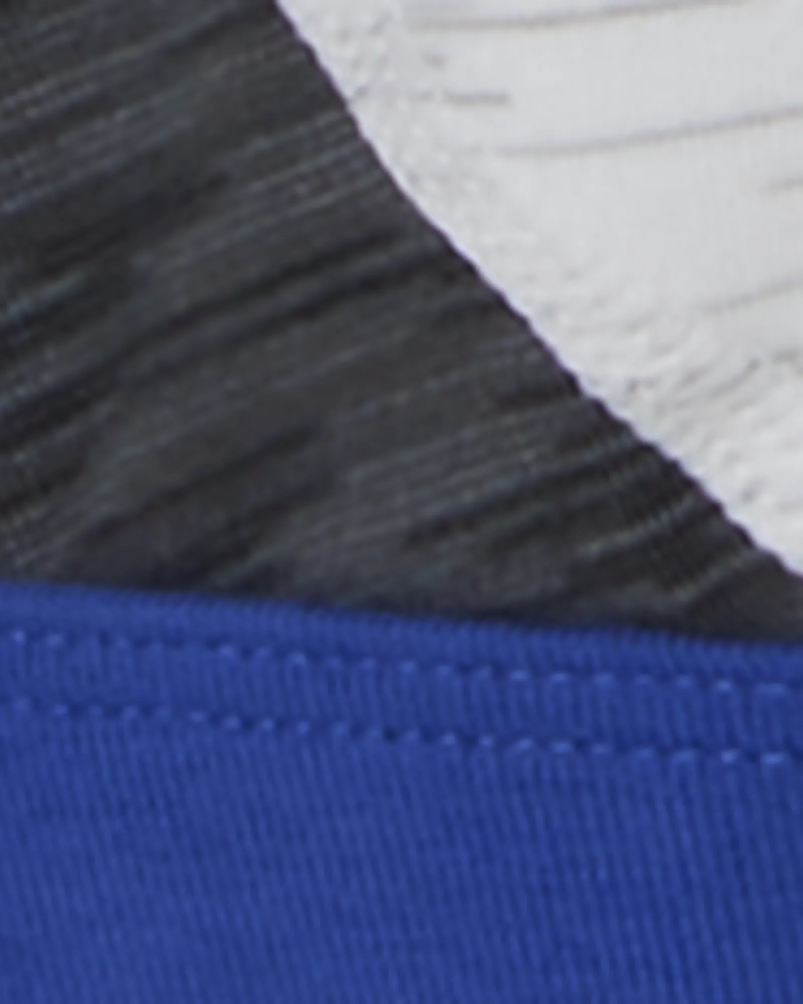Kai Zip-Front Bra | Charcoal Grey / Royal Blue