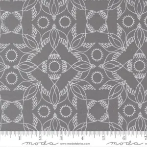 Kaleidoscope in Pebble - Birdsong by Gingiber - MODA