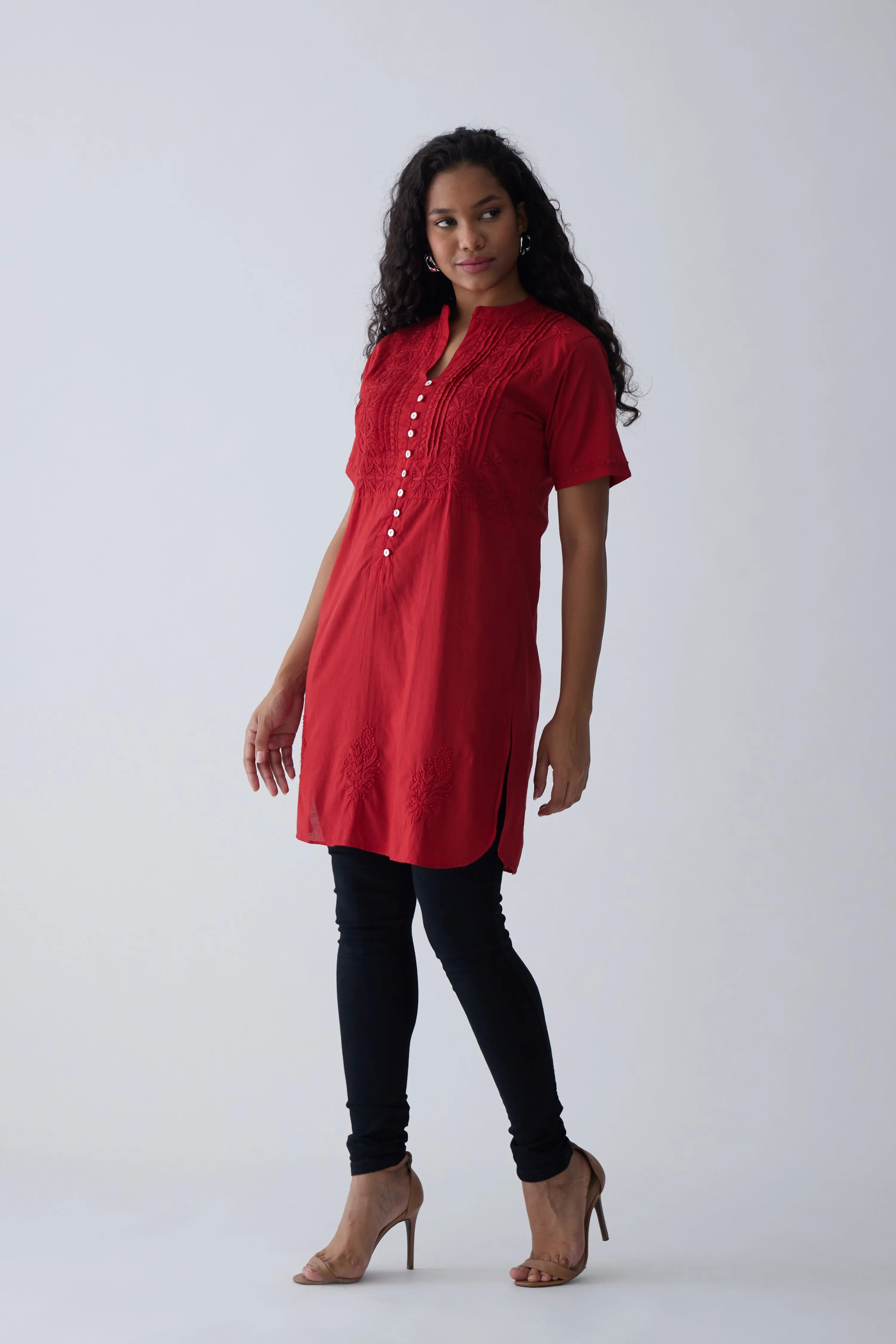 Kali Cotton half sleeve top