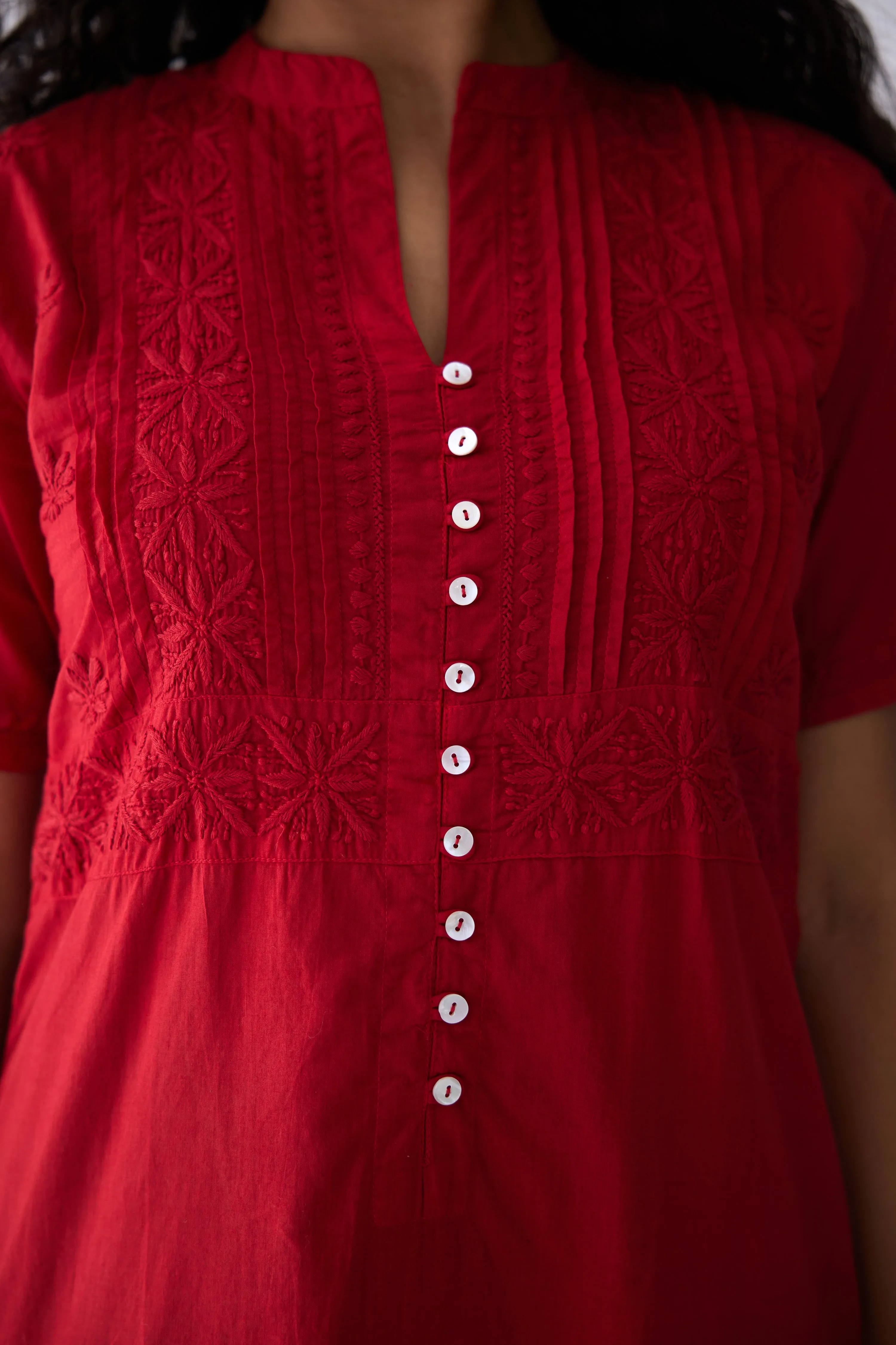 Kali Cotton half sleeve top