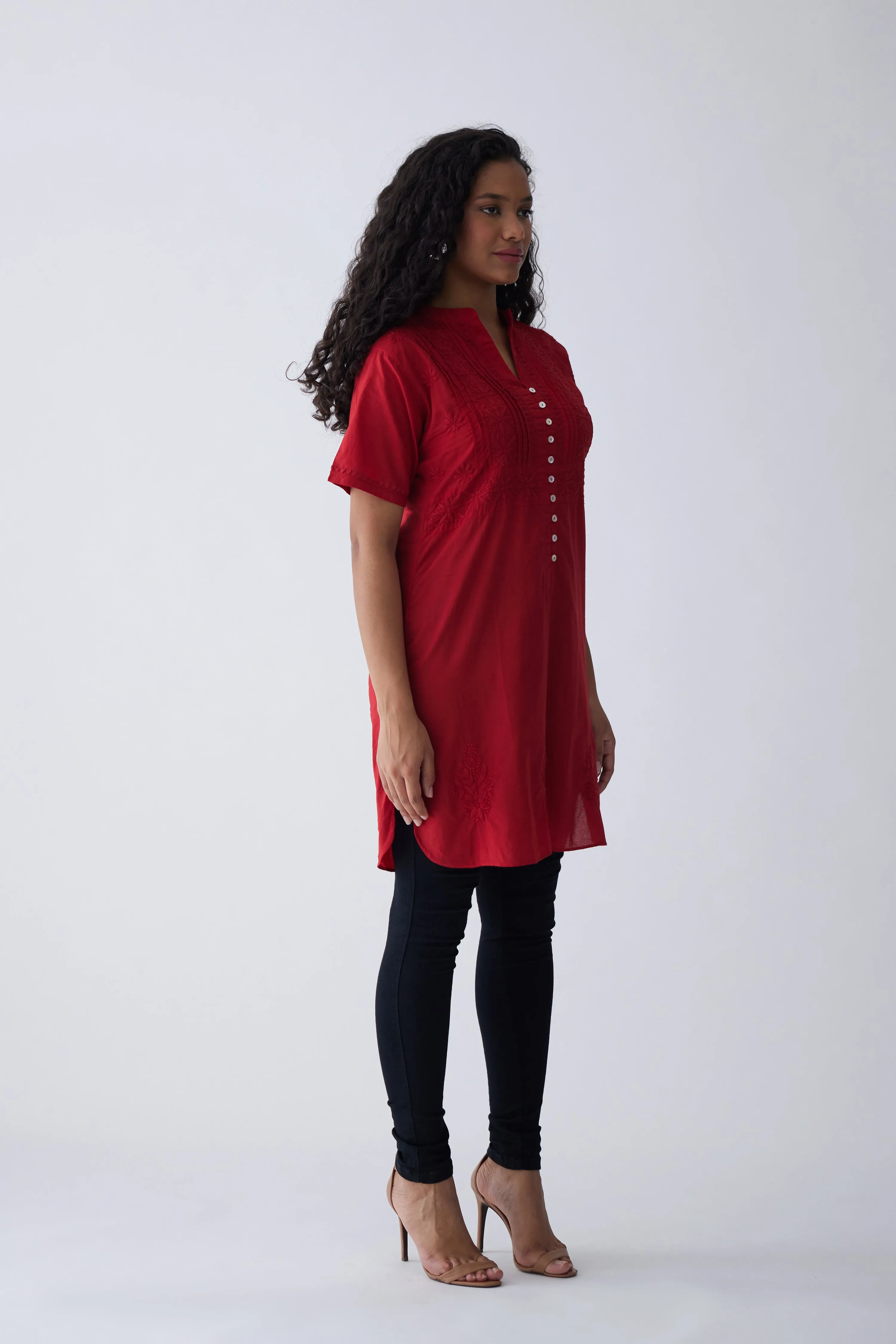 Kali Cotton half sleeve top