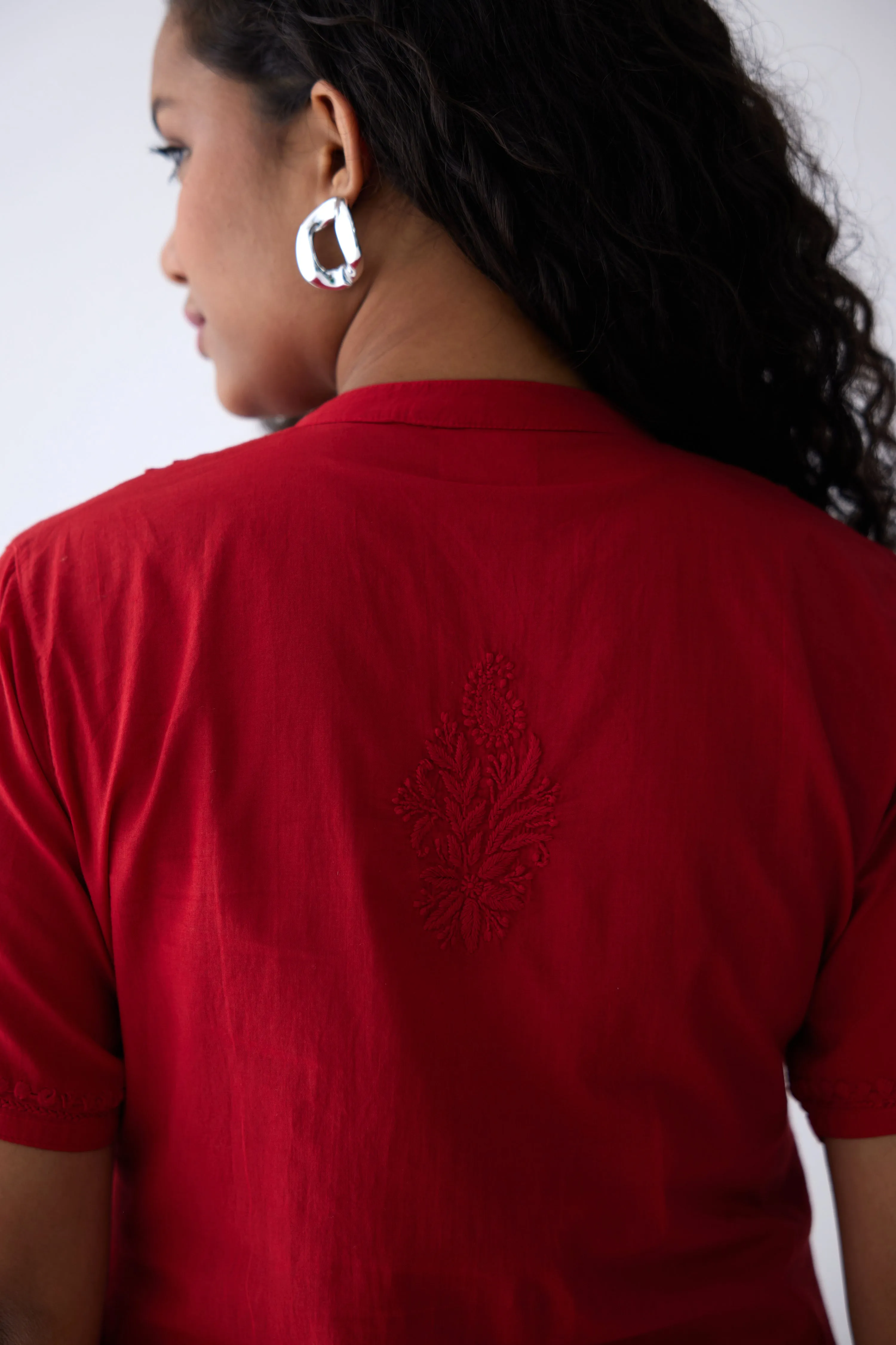Kali Cotton half sleeve top