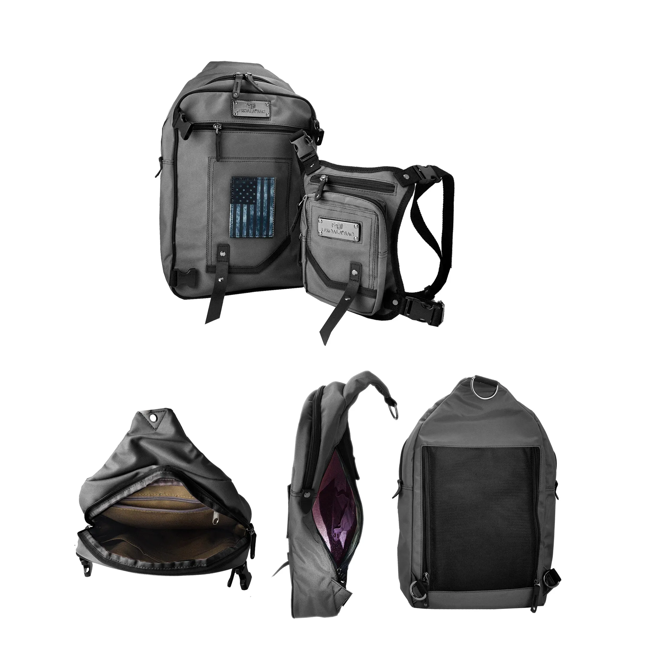 Kangaroo 2 in 1-Spring-Backpack/Sling bag/Conceal carry bag