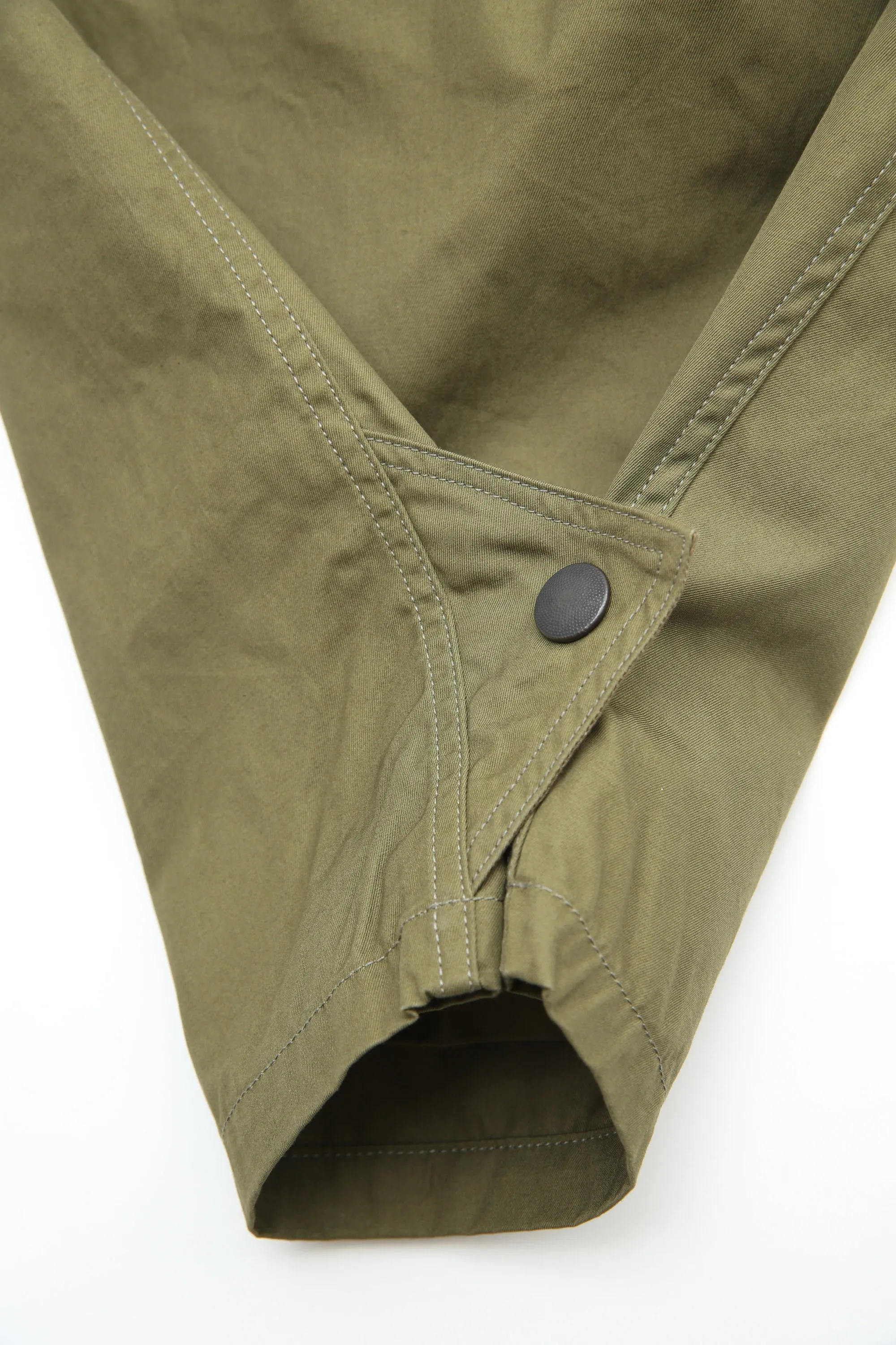 Kapital Combed Gabergine AOZAI Cargo Pants - Khaki