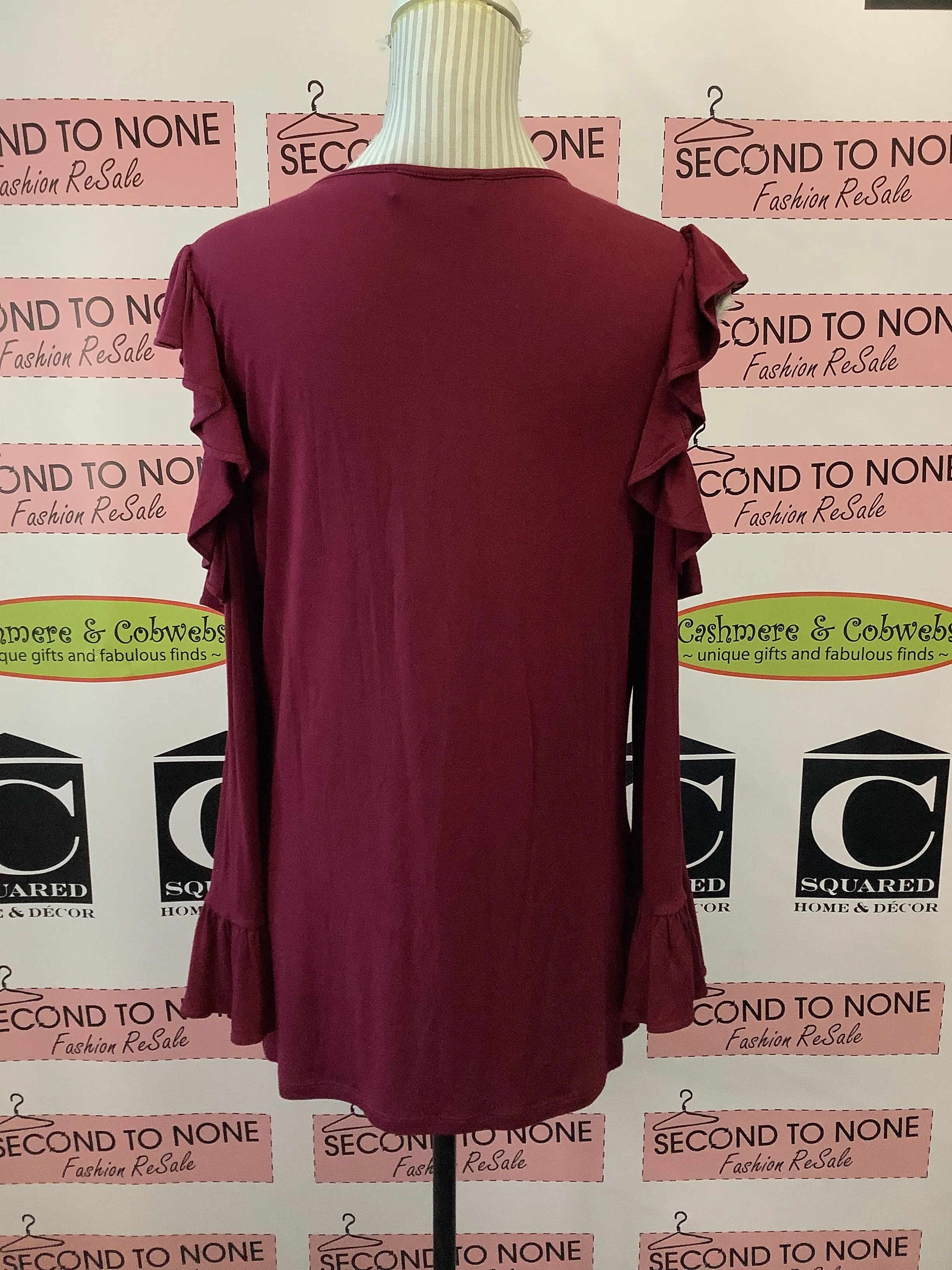 Karl Lagerfeld Cold Shoulder Long Sleeve (Size M)