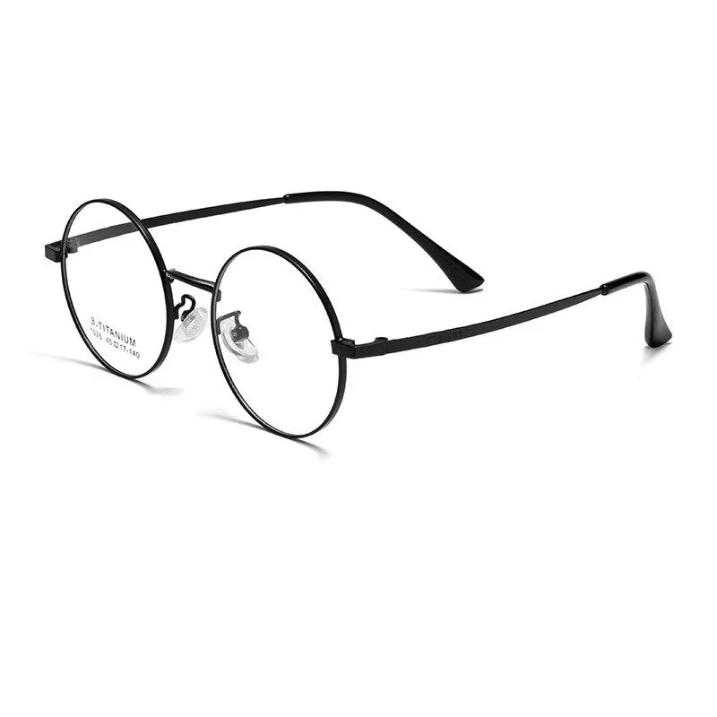 KatKani Unisex Full Rim Small Round Alloy Eyeglasses 1026th
