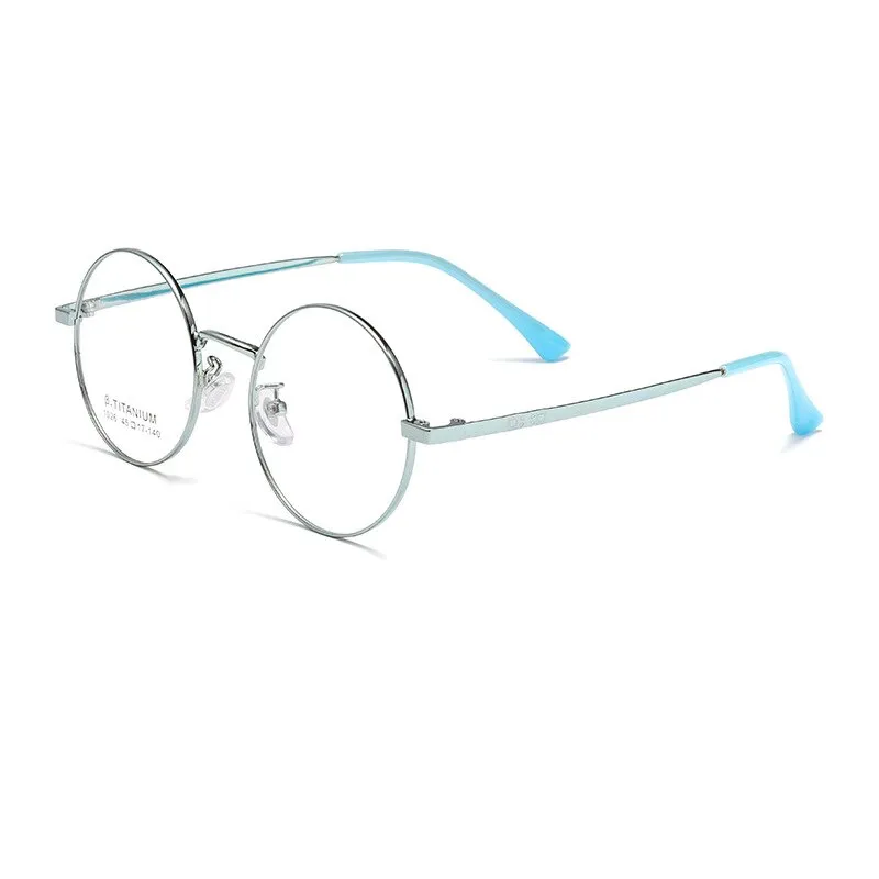 KatKani Unisex Full Rim Small Round Alloy Eyeglasses 1026th